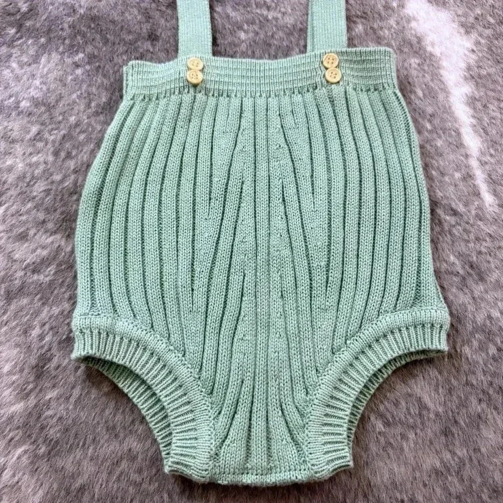 Baby Knit Overall Romper